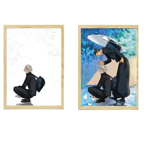 Cuadro Anime Amistad Eterna